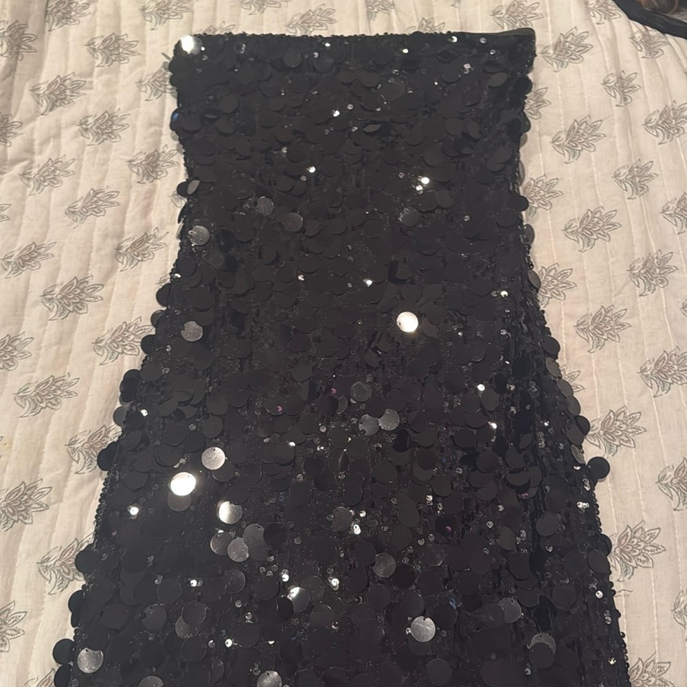 Strapless sequin edikted mini dress